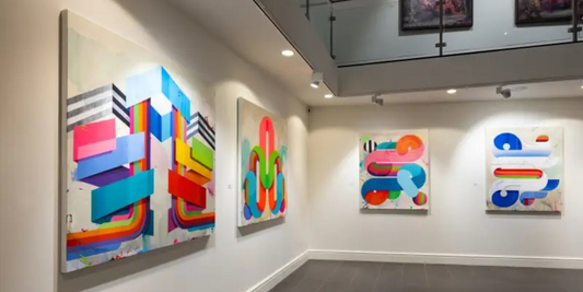 Slide - solo show by Nick Grindrod with Maddox Gallery, in Gstaad